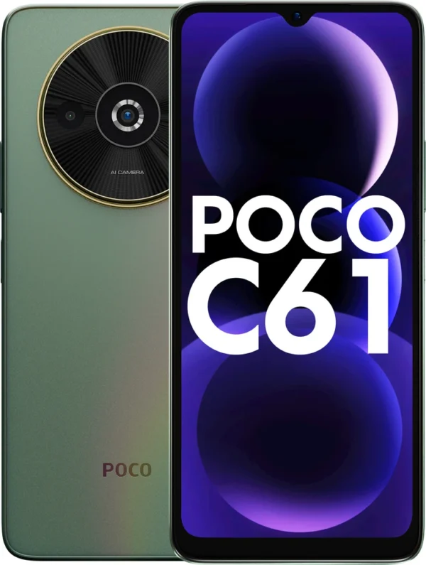 POCO C61 (Mystical Green, 64 GB)  (4 GB RAM)